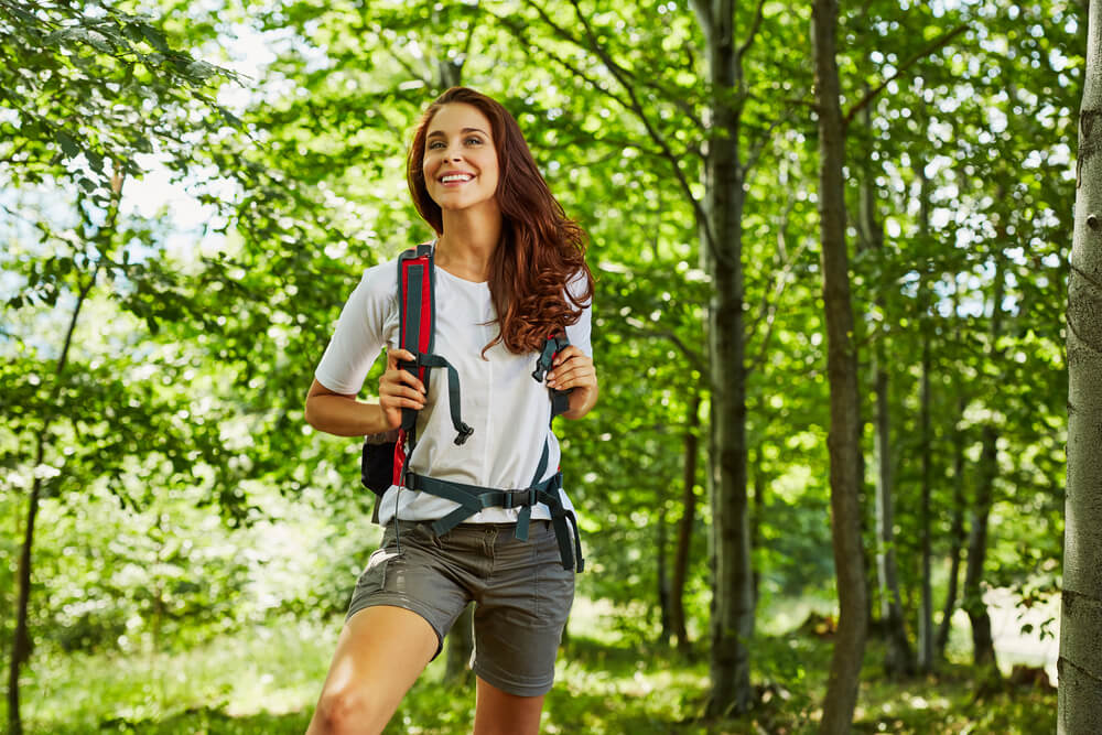 Woman exercising