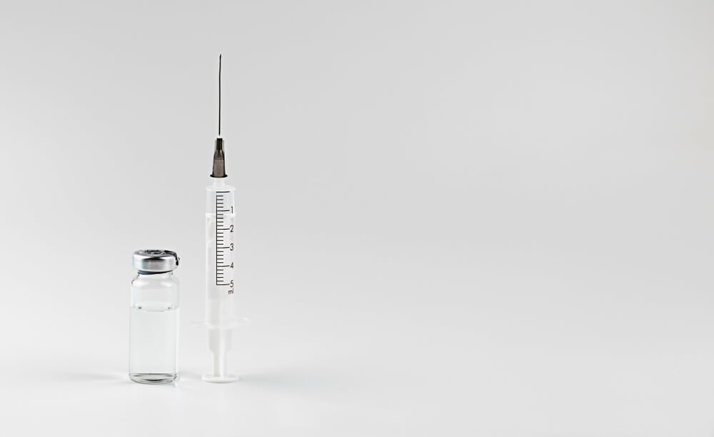 botox bottle and syringe